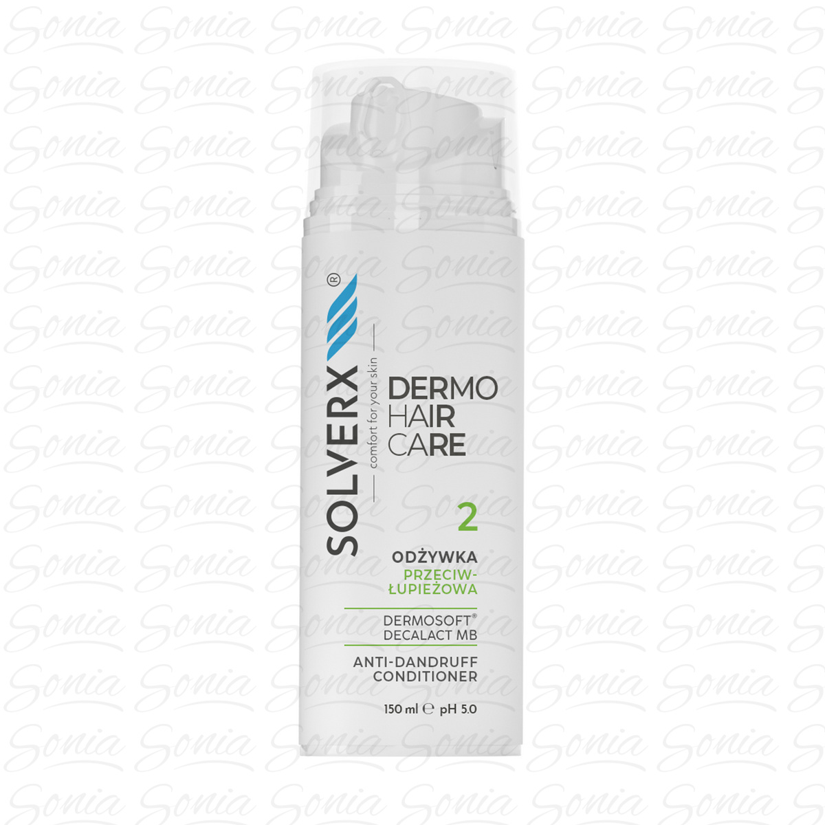 SOLVERX Dermo Hair Odżywka przeciwłupieżowa 150 ml