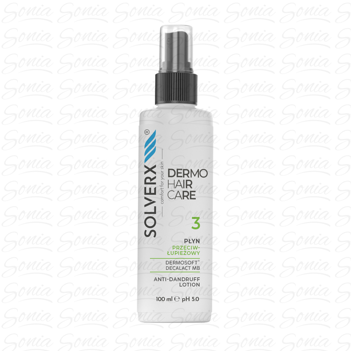 SOLVERX Dermo Hair Tonik przeciwłupieżowy 100ml