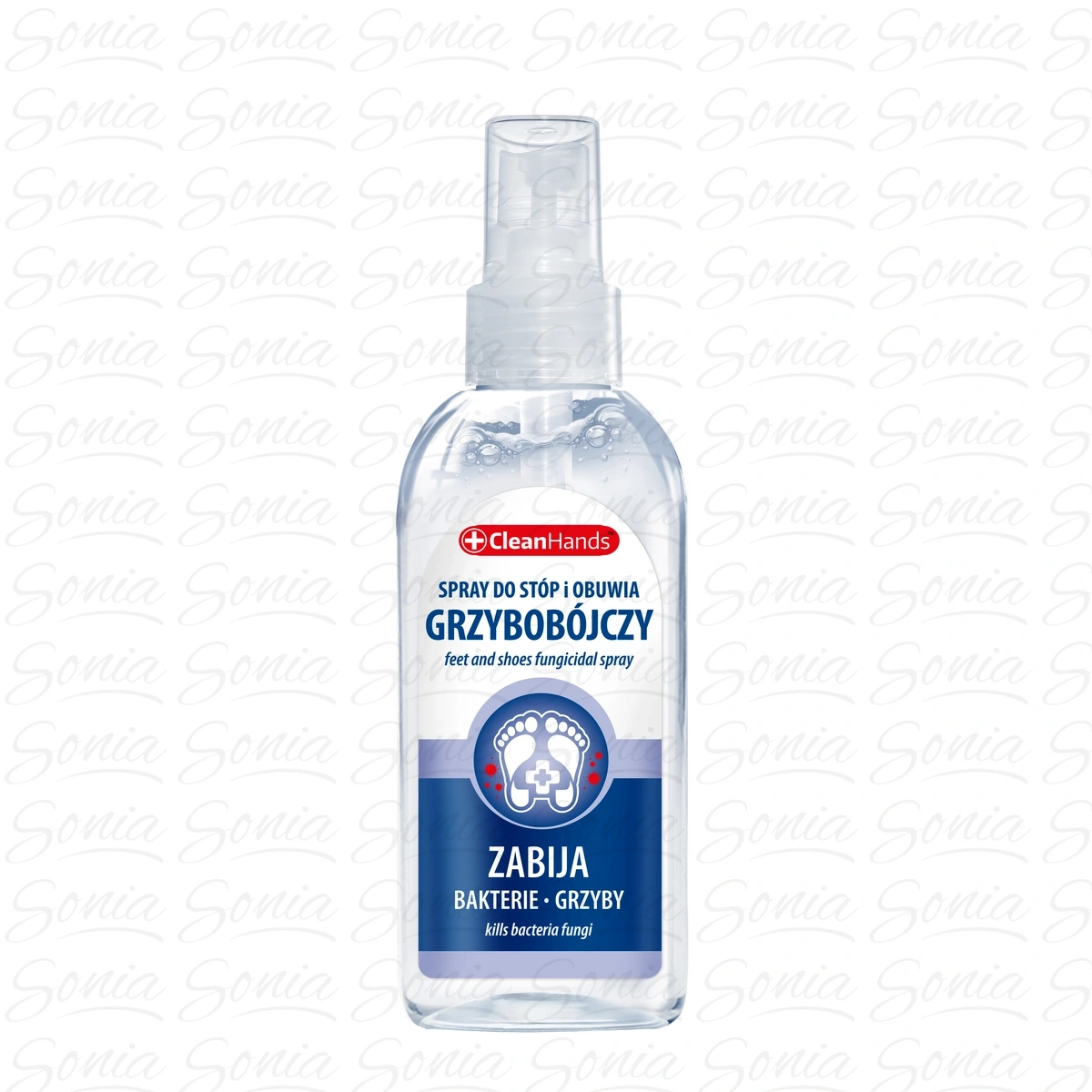 CLEAN HANDS Spray do stóp i obuwia grzybobójczy 100 ml