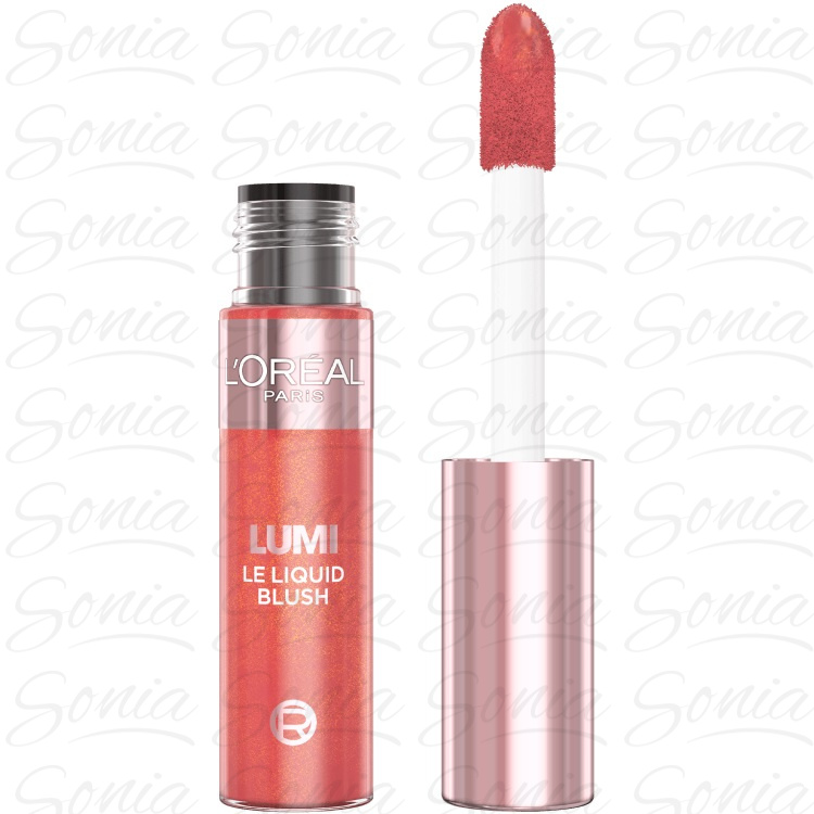 LOREAL Lumi Le Liquid Blush Róż do policzków w płynie 625 Glowy Gold Pink 10ml