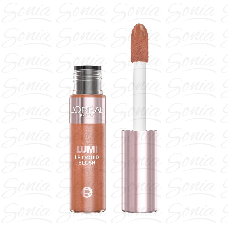 LOREAL Lumi Le Liquid Blush Róż do policzków w płynie 627 Glowy Warm Peach 10ml
