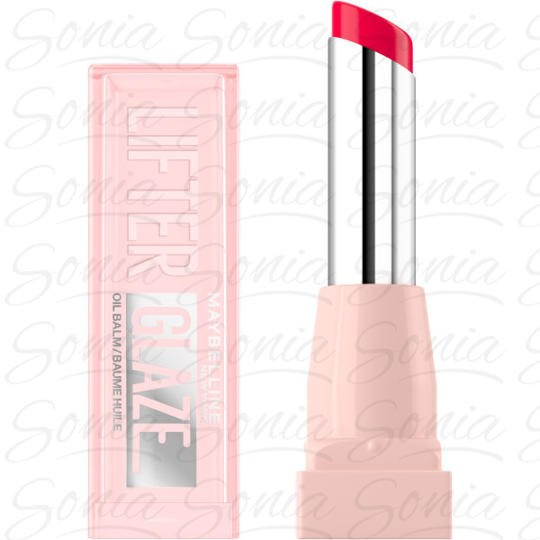 MAYBELLINE Lifter Glaze Pomadka - balsam olejkowy do ust nawilżający, 004 Cherry Swirl 2,8 g