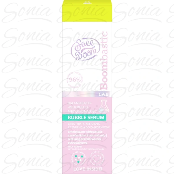 FACEBOOM Bombastic Lab Bubble serum balansująco-redukujące niedoskonałości 30 ml