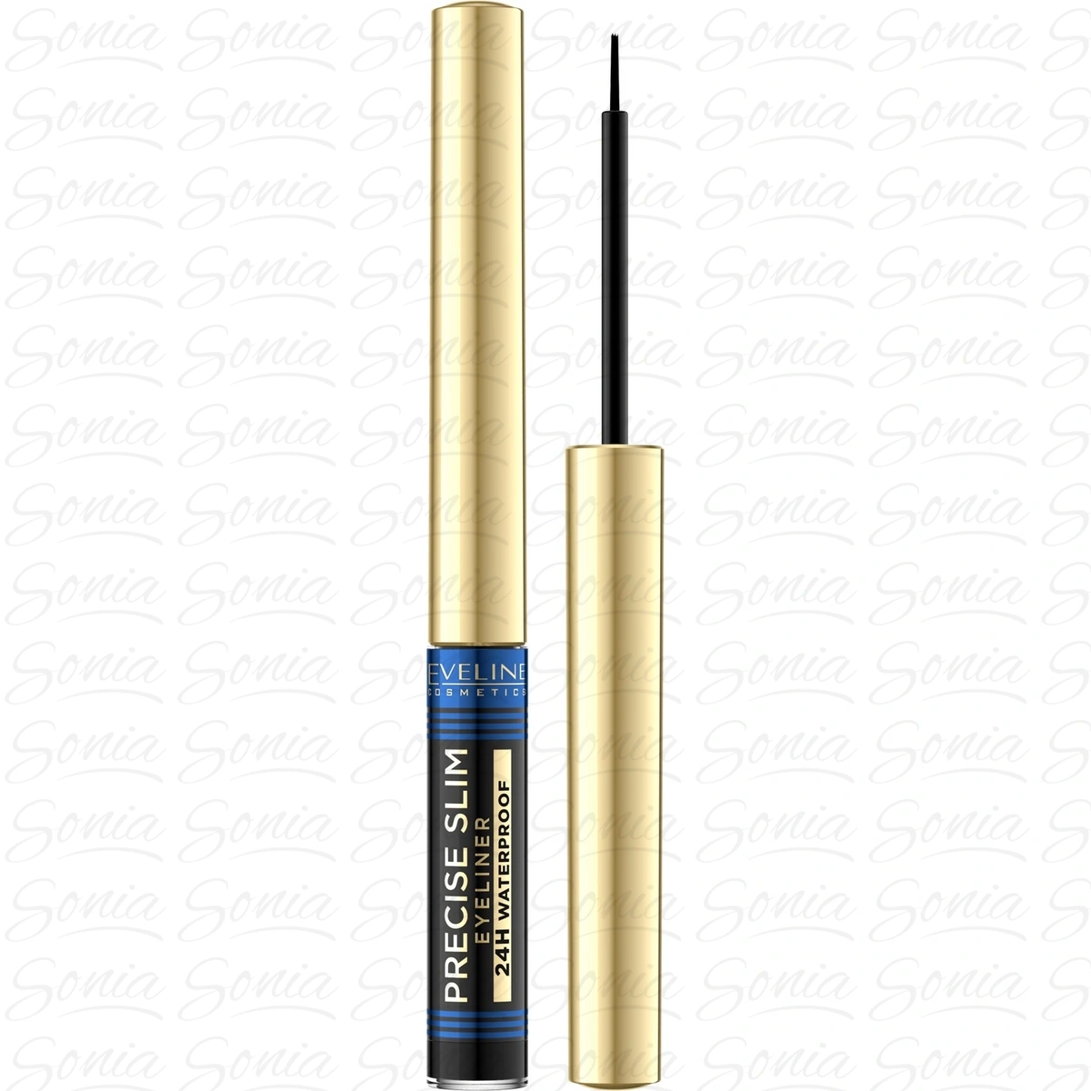 EVELINE Precise Slim Eyeliner do oczu - 24H Waterproof 2.8 ml