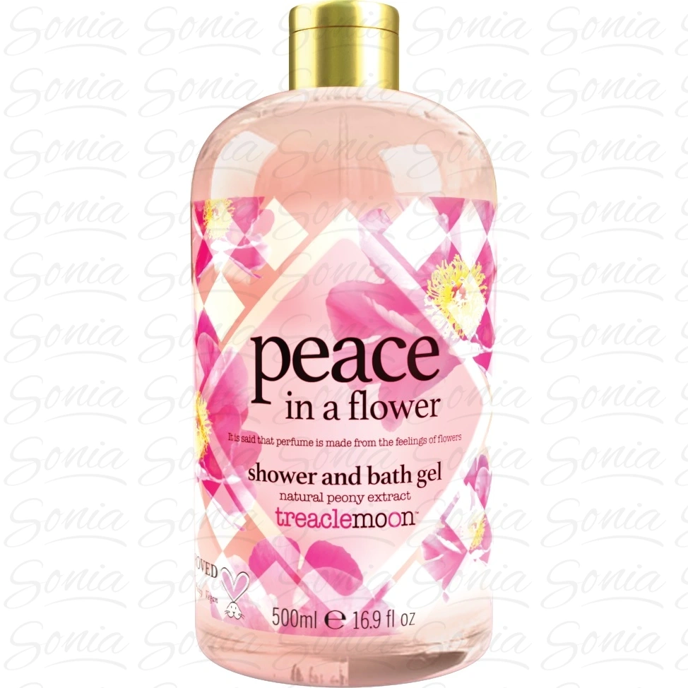 TREACLEMOON Żel pod prysznic i płyn do kąpieli Peace in a flower 500 ml