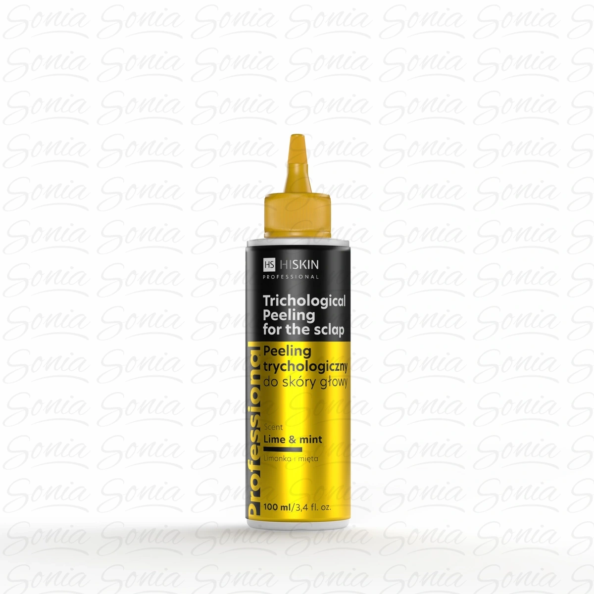HISKIN PROFESSIONAL Peeling trychologiczny do skóry głowy - Limonka i mięta 100 ml