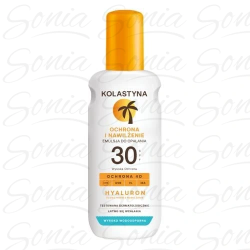 KOLASTYNA Ochrona i nawilżenie Emulsja do opalania w sprayu SPF30 200 ml