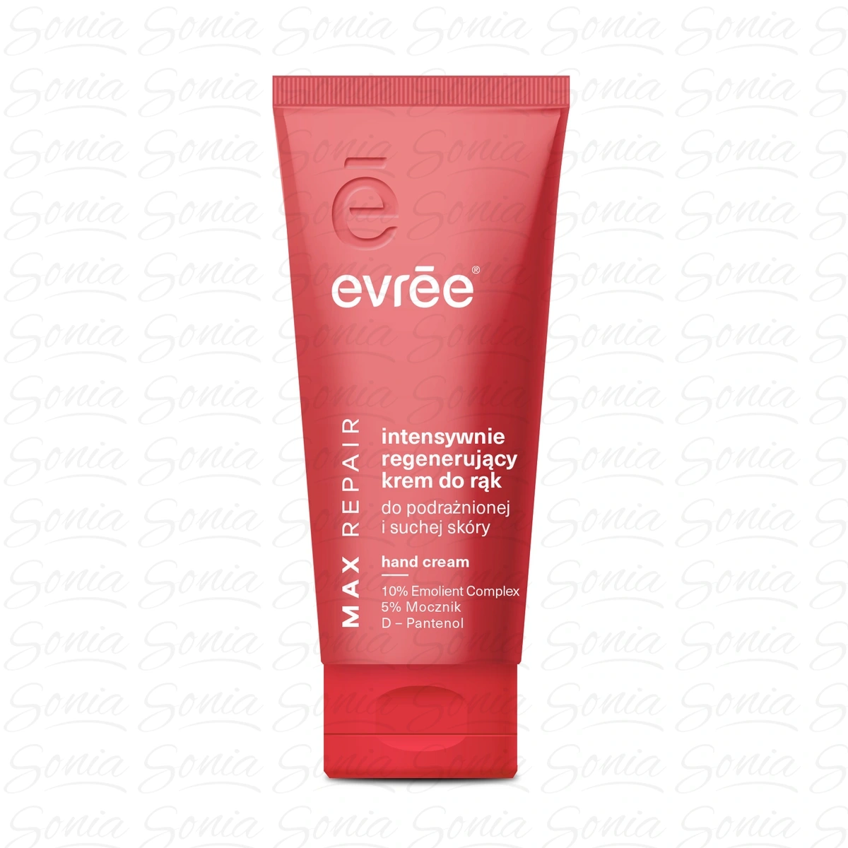 EVREE Max Repair Regenerujący krem do rąk do skóry suchej i podrażnionej 75 ml