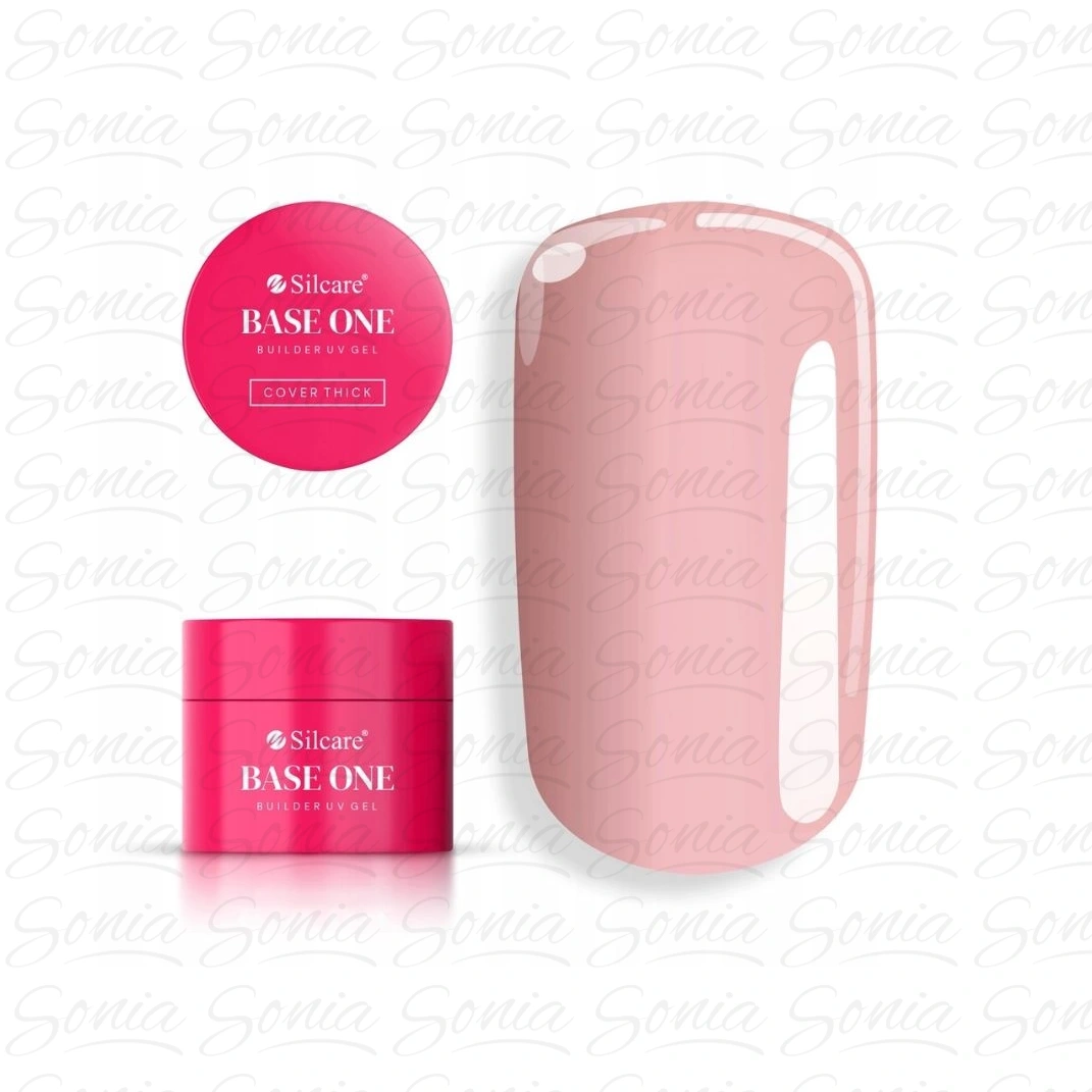 SILCARE Base One Gel Żel budujący do paznokci - Cover Thick 50 g