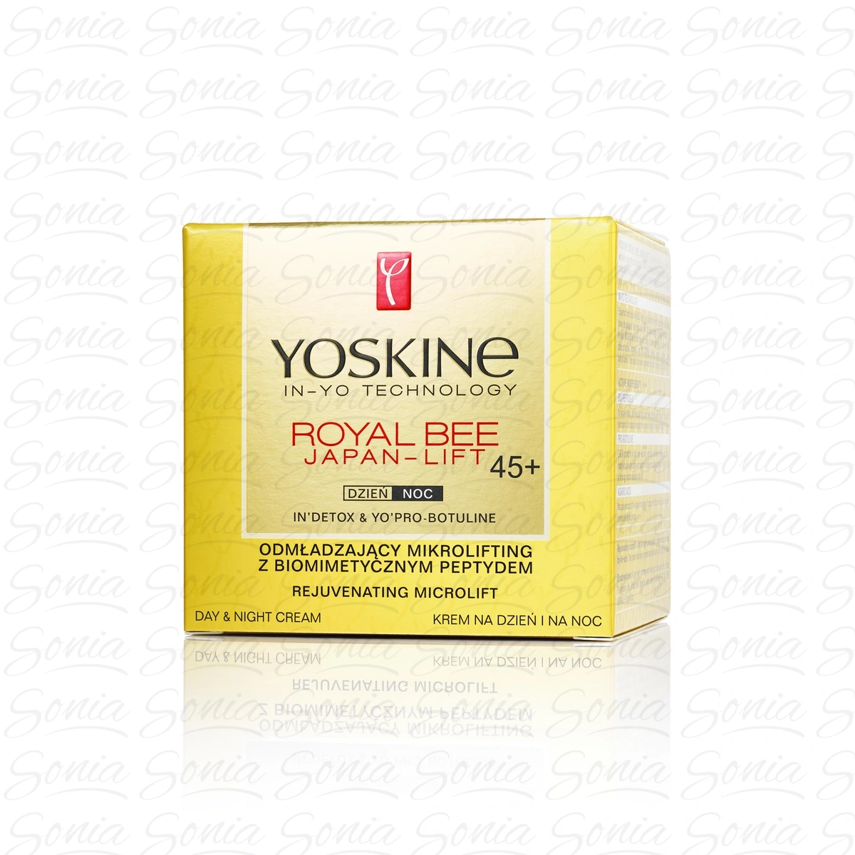 YOSKINE Royal Bee Japan-Lift 45+ Krem przeciwzmarszczkowy z peptydami 50 ml
