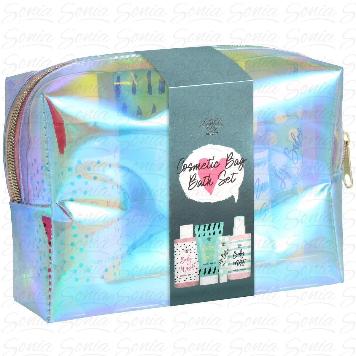 AURORA Kids Magic Zestaw prezentowy dla nastolatki + Kosmetyczka fluorescencyjna