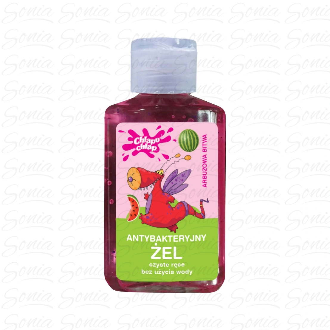 CHLAPU CHLAP Żel antybakteryjny do rąk - Arbuzowa Bitwa 60 ml