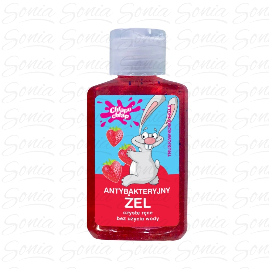 CHLAPU CHLAP Żel antybakteryjny do rąk - Truskawkowe Figle 60 ml