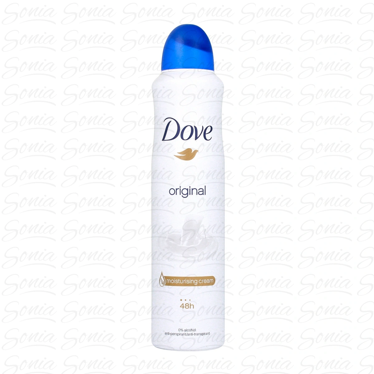 DOVE Original Dezodorant antyperspirant dla kobiet w sprayu 250 ml