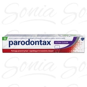 PARODONTAX Ultra Clean Pasta do zębów z fluorem na krwawiące dziąsła 75 ml 06.2026