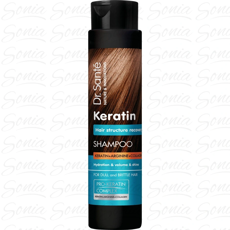 DR. SANTE Keratin Szampon do włosów matowych i łamliwych 250 ml