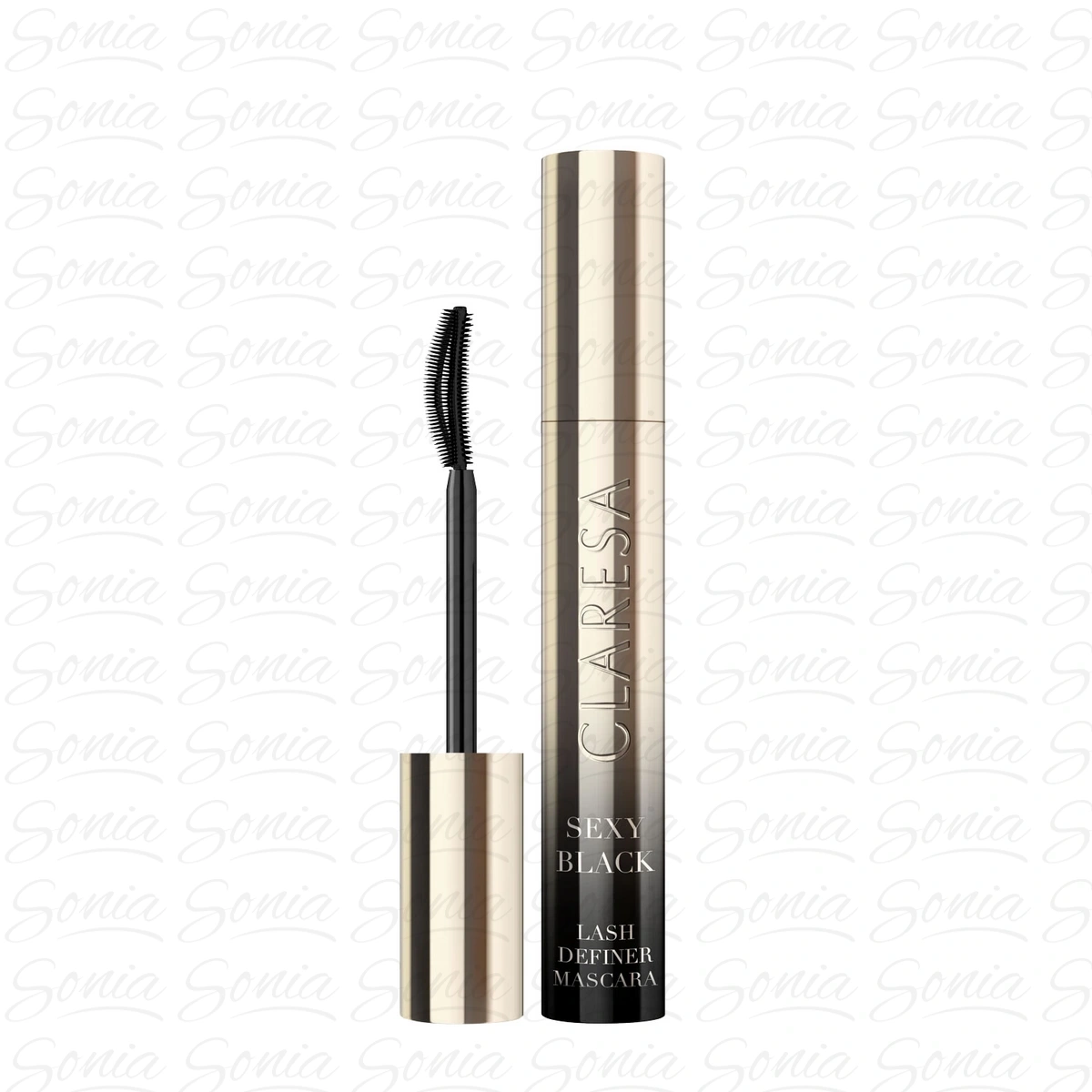 CLARESA Sexy Black Volume&Curl Mascara Tusz do rzęs czarny pogrubiająco-podkręcający 10 ml