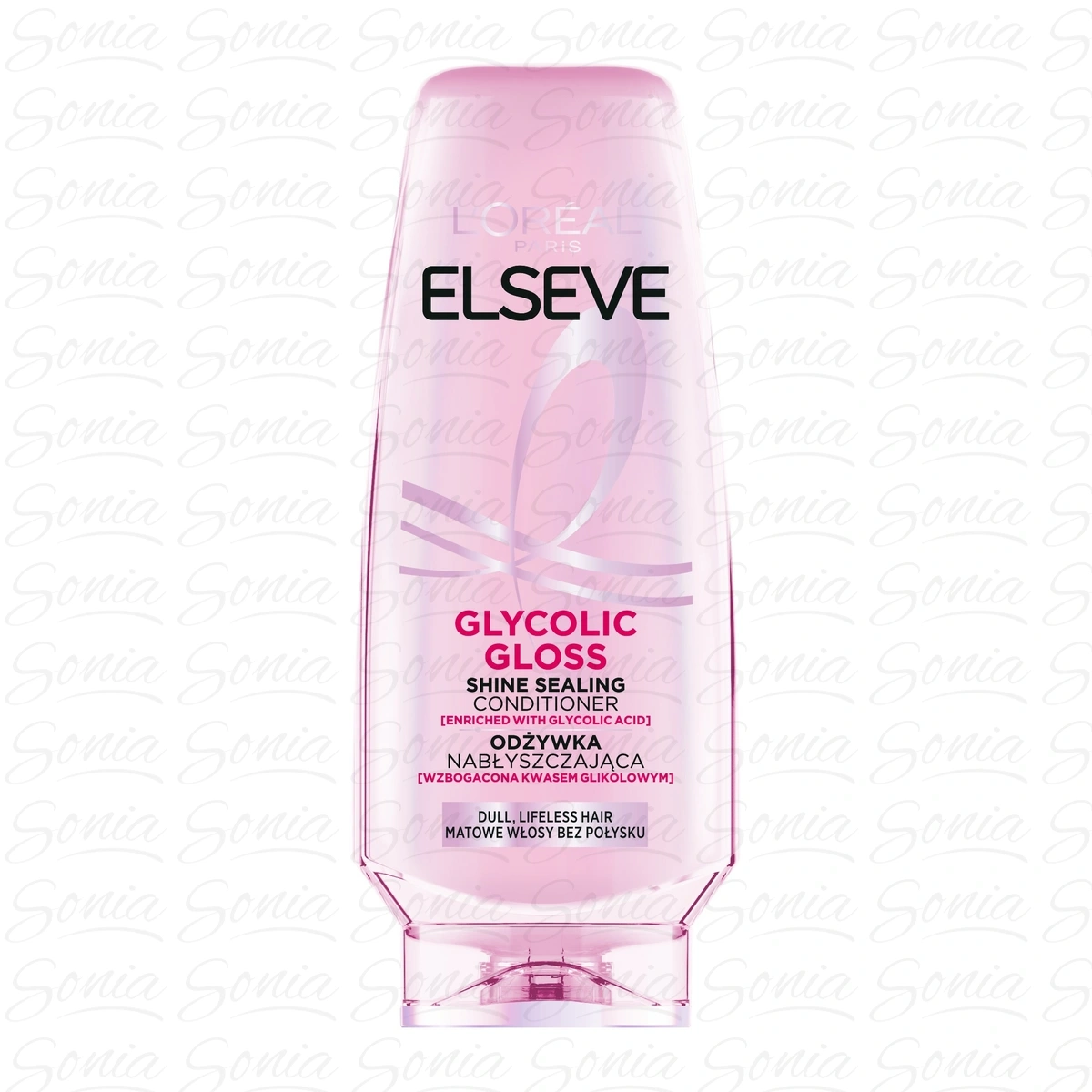 LOREAL ELSEVE Glycolic Gloss Odżywka nabłyszczająca do włosów matowych i bez połysku 200 ml