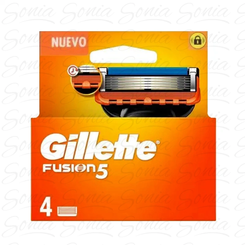GILLETTE Fusion 5 Ostrza wkłady wymienne do maszynki do golenia dla mężczyzn 1 op. - 4 szt.