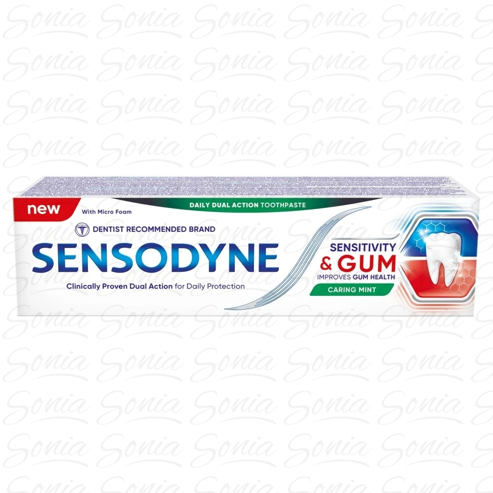GSK Sensodyne Pasta do zębów Sensitivity & Gum Caring Mint 75ml 5054563154415