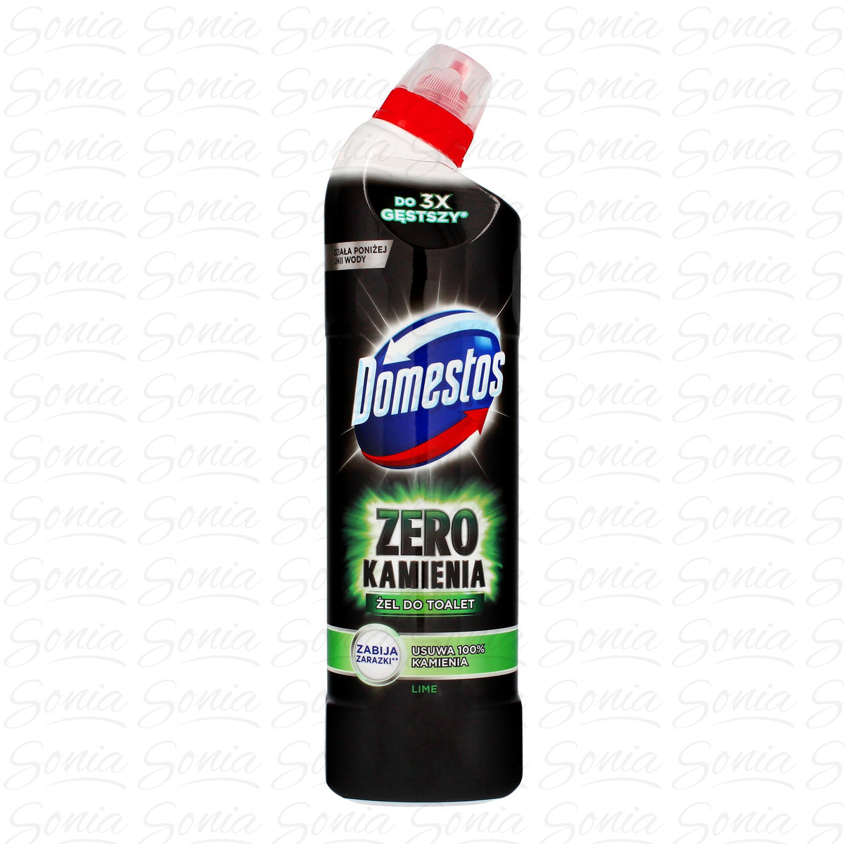 Domestos Zero Kamienia Lime Żel WC 750ml 8717644186077
