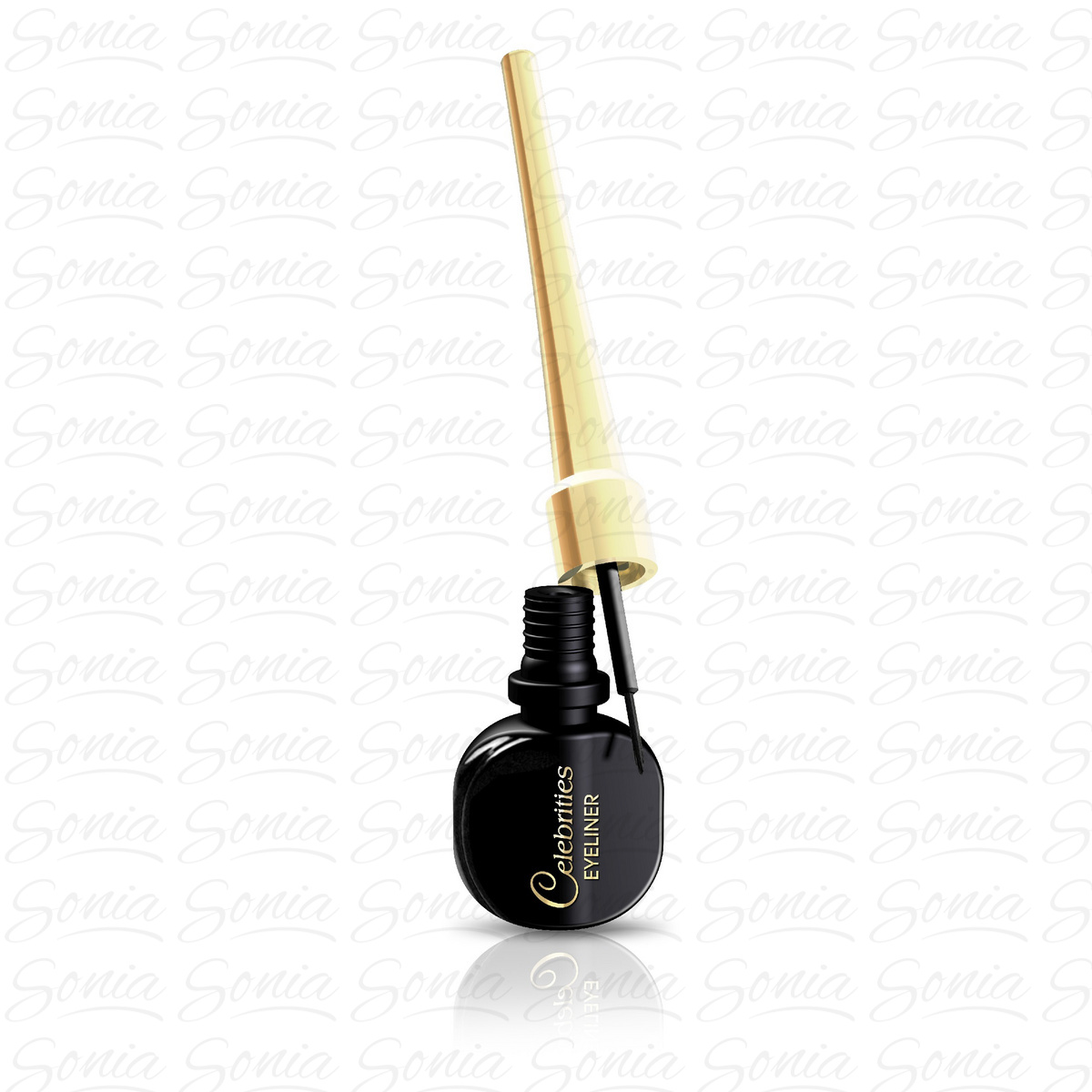 Eveline Eyeliner CELEBRITY brązowy 1szt 5907609332684