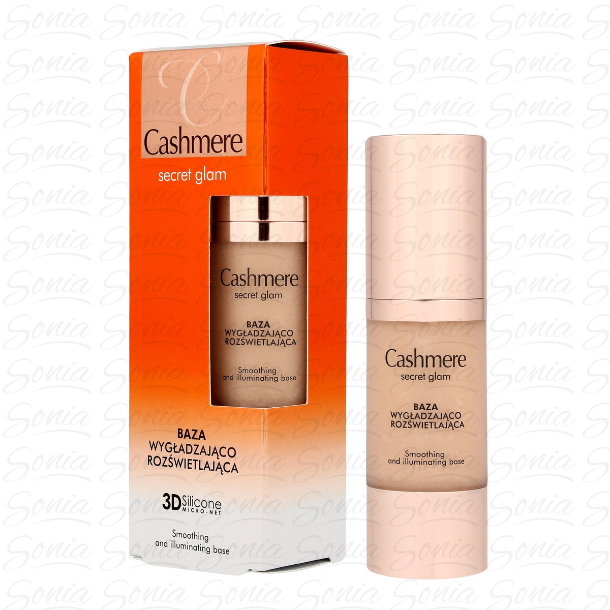 Dax Cosmetics Cashmere Secret Baza Glam wygładzająco rozświetlająca 5900525031259