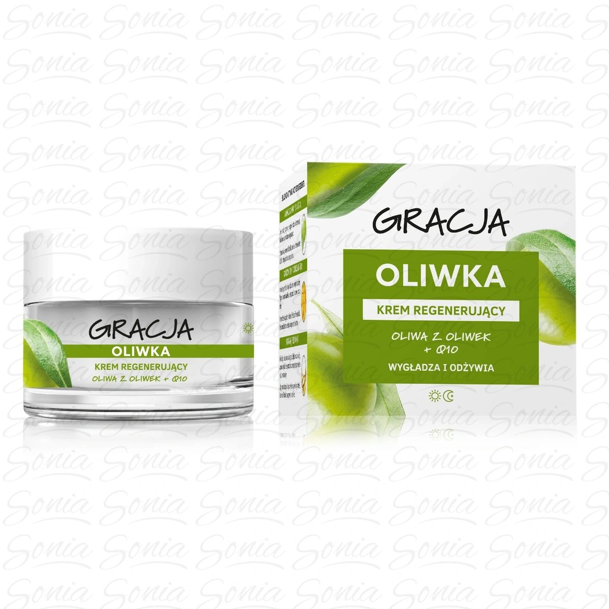 Gracja Krem oliwkowy na dzień i na noc regenerujący  50ml 5900793000957