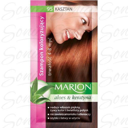 Marion Szampon koloryzujący 4-8 myć nr 95 kasztan  5902853005506