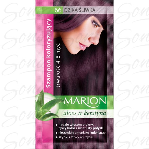 Marion Szampon koloryzujący 4-8 myć nr 66 dzika śliwka 5902853000662