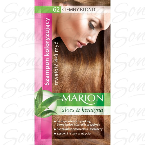 Marion Szampon koloryzujący 4-8 myć nr 62 ciemny blond 5902853000624