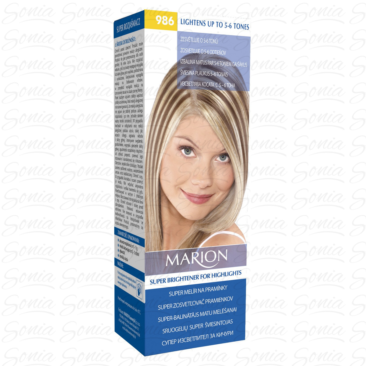 Marion Rozjaśniacz Super do pasemek 5-6 tonów nr 986 5902853009863