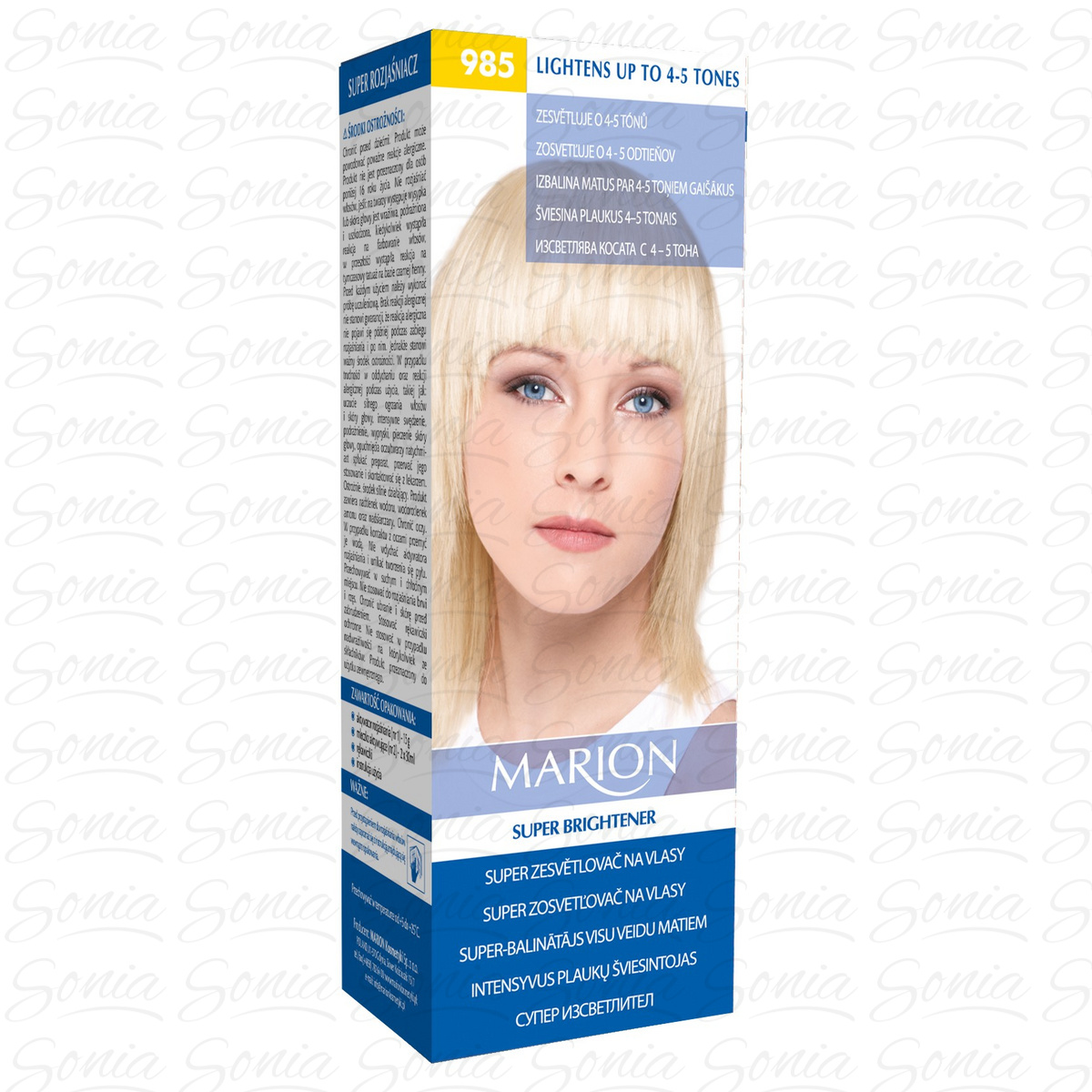 Marion Rozjaśniacz Super do całych włosów 4-5 tonów nr 985 5902853009856