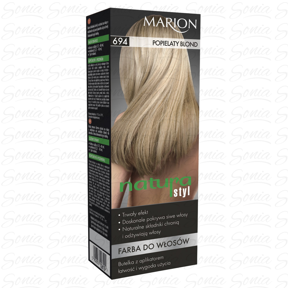 Marion Farba do włosów Natura Styl nr 694 popielaty blond 5902853106944