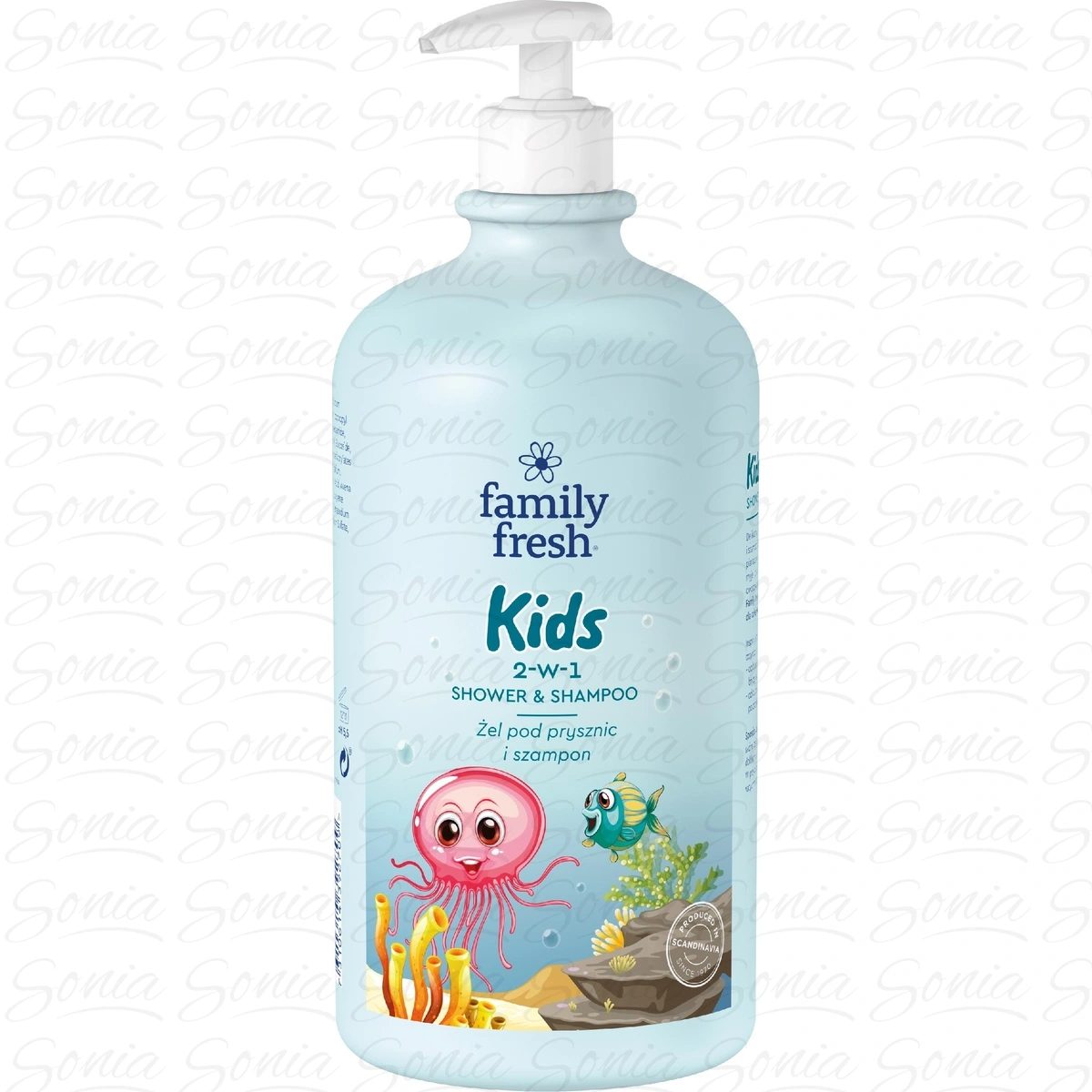 Soraya Family Fresh Żel pod prysznic dla dzieci 2w1 1000ml 7310614392709
