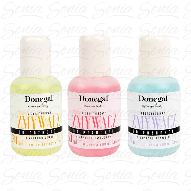 DONEGAL Bezacetonowy zmywacz do paznokci 50 ml 5907549201491