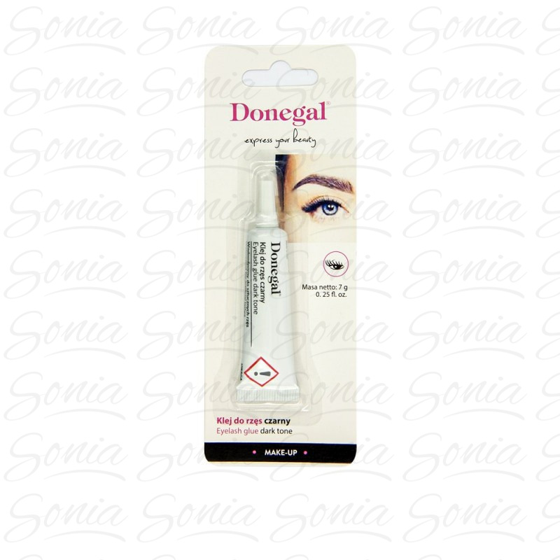 DONEGAL Czarny klej do sztucznych rzęs 7 g 5907549201507