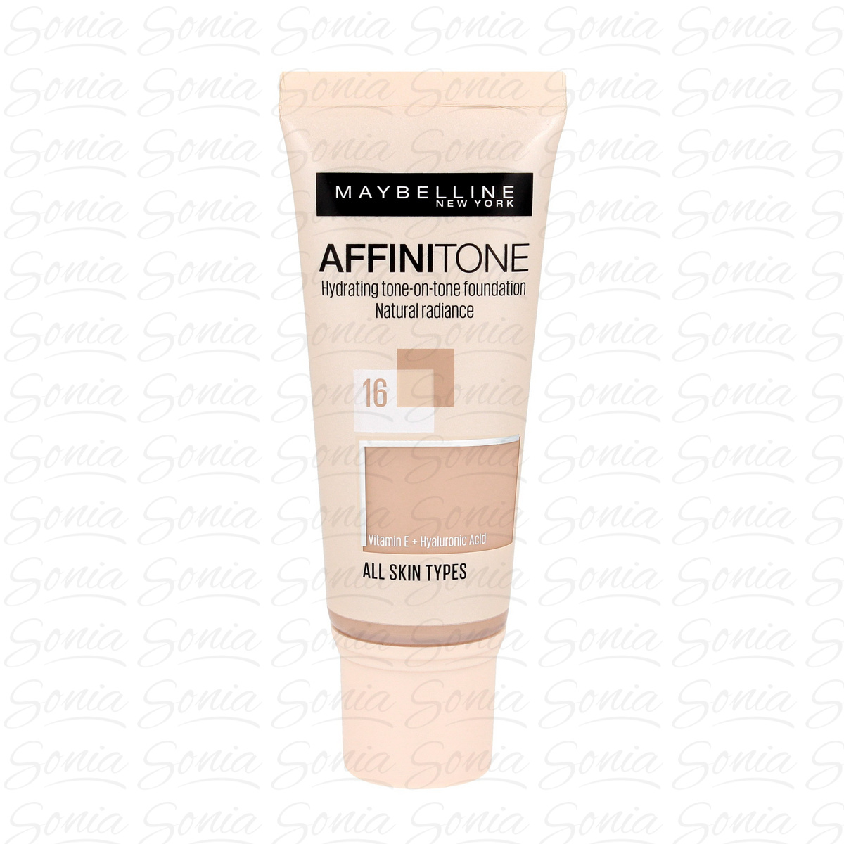 Maybelline Affinitone Podkład nr 16 Vanilla Rose - tuba  30ml 3600530427482