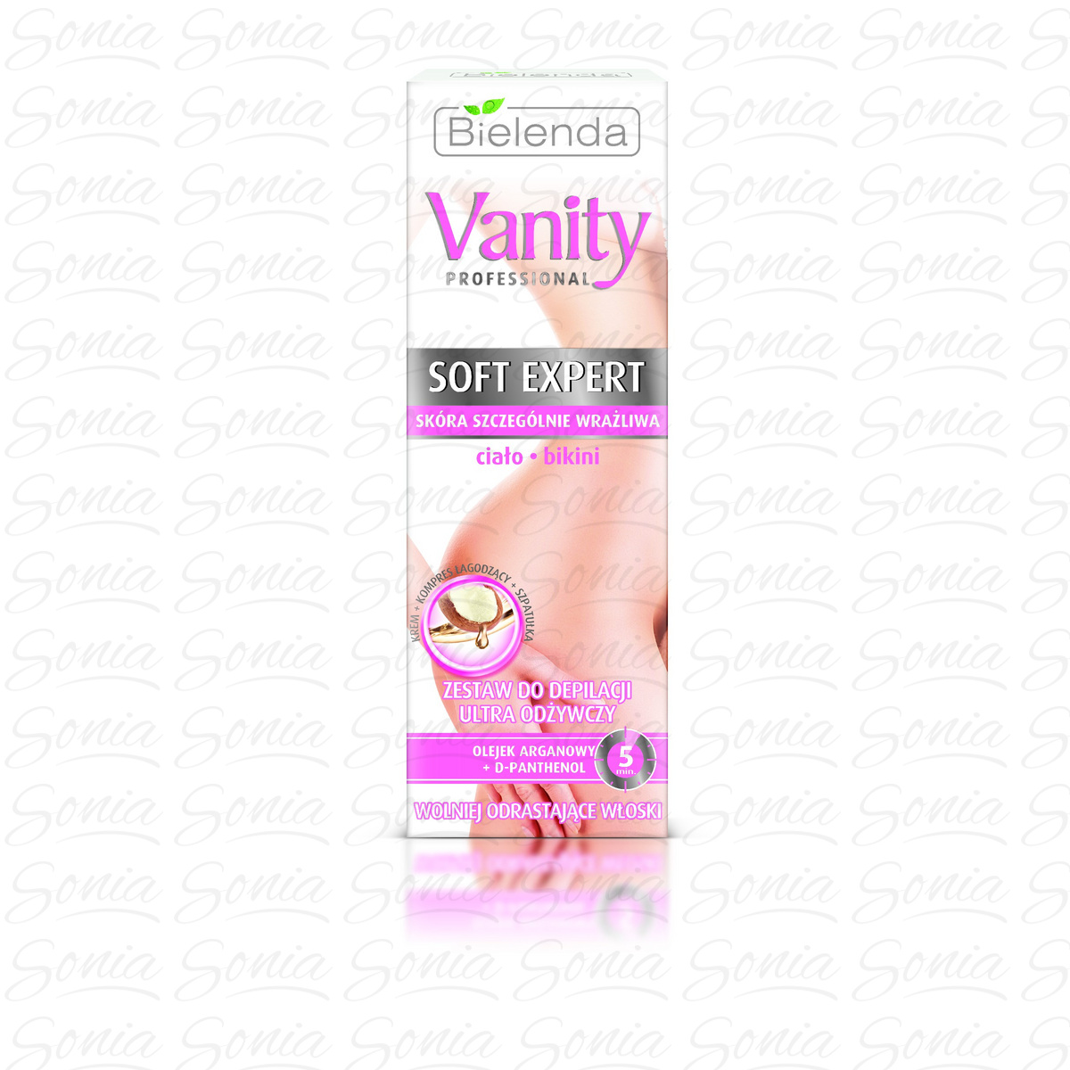 Bielenda Vanity Soft Expert Zestaw do depilacji ultra odżywczy ciało-bikini 100ml 5902169014032