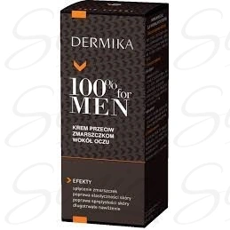 Dermika 100% for Men Krem pod oczy przeciwzmarszczkowy  15ml 5902046503000
