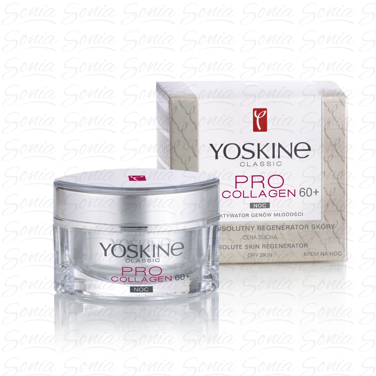 Yoskine Classic Pro Collagen 60+ Krem na noc  50ml 5900525034694