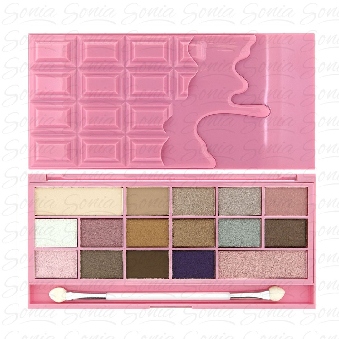 I Heart Makeup Chocolate Paleta cieni do powiek (16) Pink Fizz 1szt 5029066060303