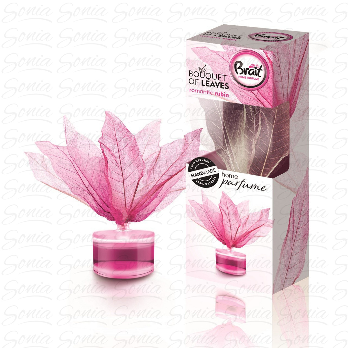 Brait Bouquet of Leaves Listki odświeżające powietrze Romantic Ruby  50ml 5908241717204