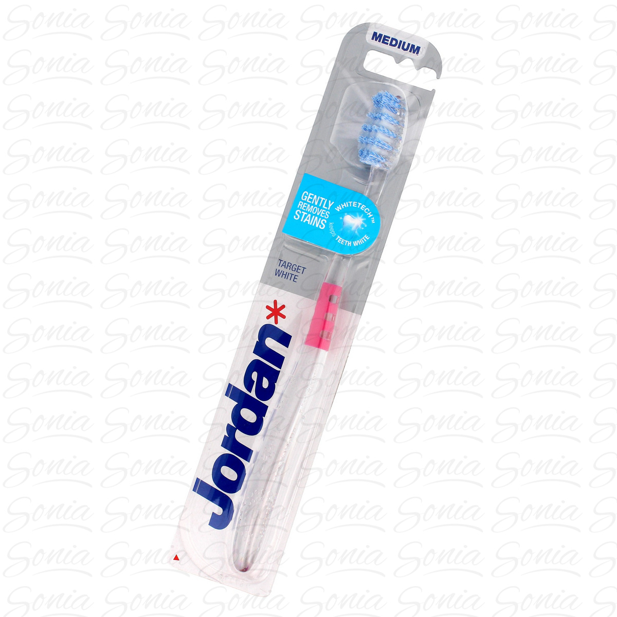 Jordan Szczoteczka do zębów Target White medium - mix kolorów 1szt 7046110063651