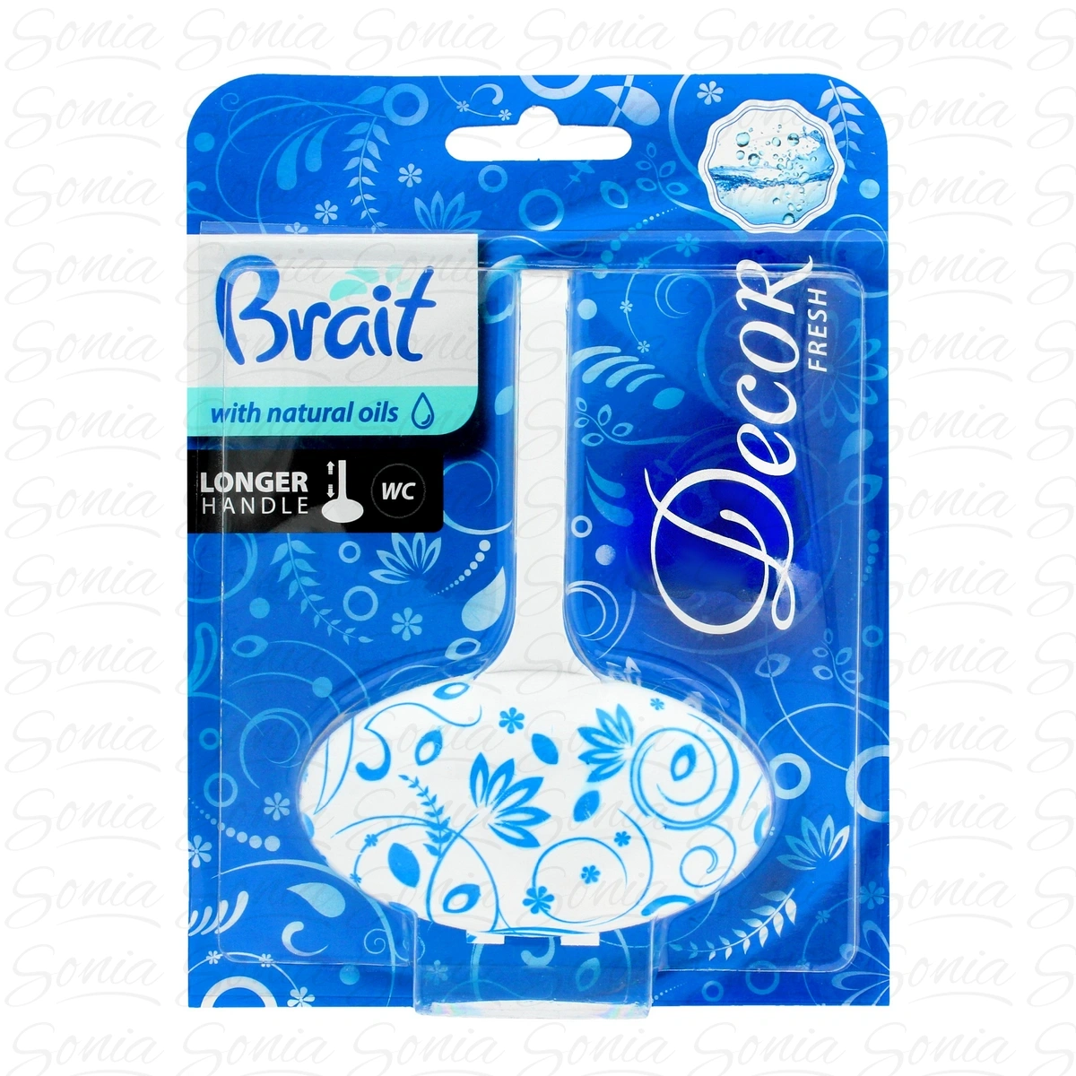 Brait Kostka toaletowa Decor 1-fazowa do WC Fresh 40g 5908241713275
