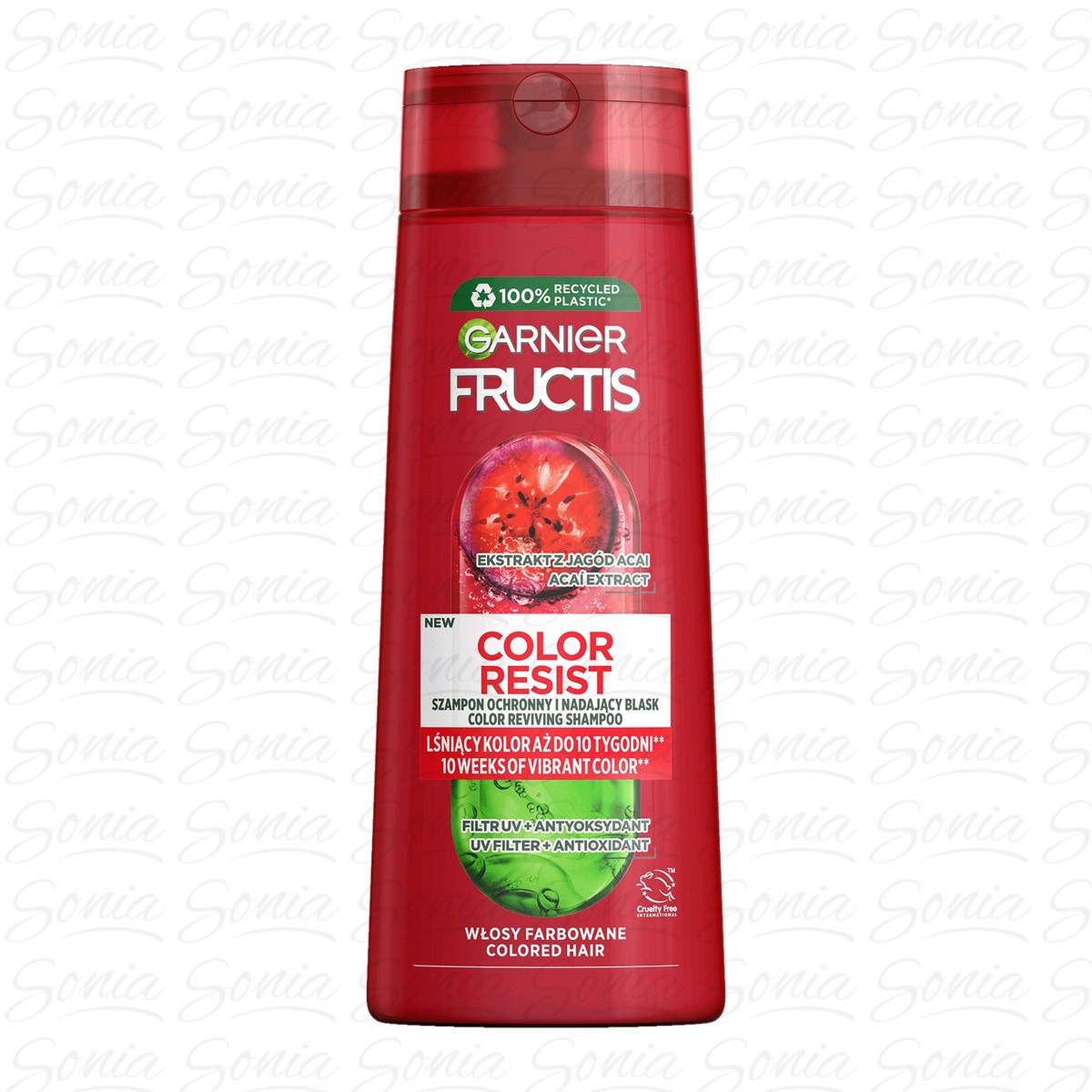 GARNIER Fructis Color Resist Szampon chroniący kolor do włosów farbowanych 400 ml