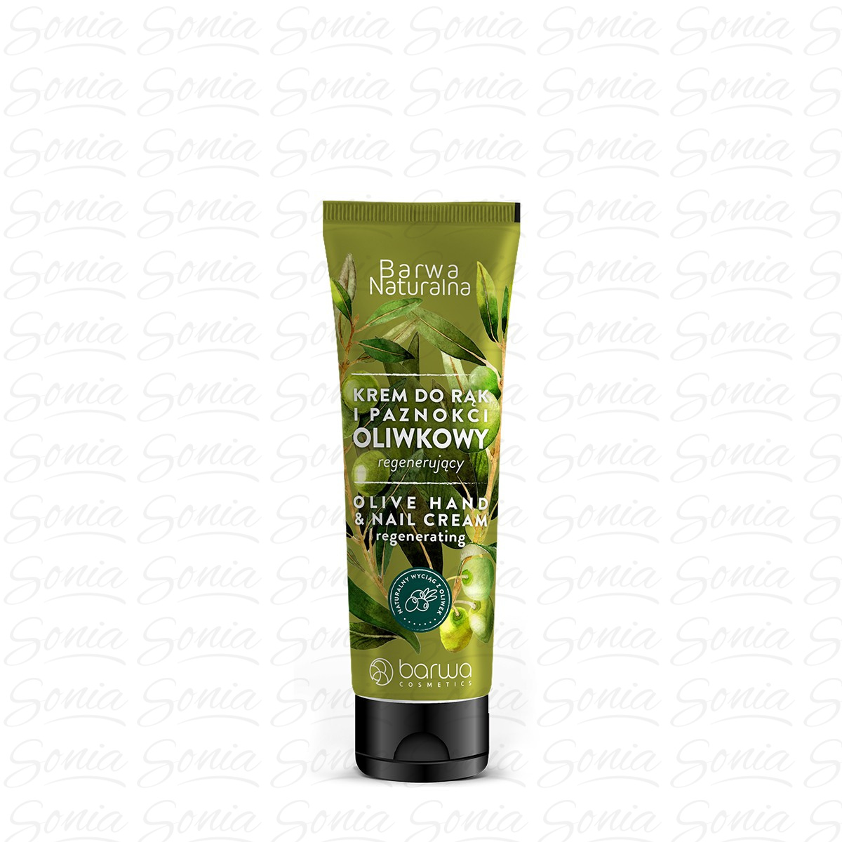 BARWA Naturalna Krem Oliwkowy do dłoni i paznokci - regenerujący  100ml 5902305001957