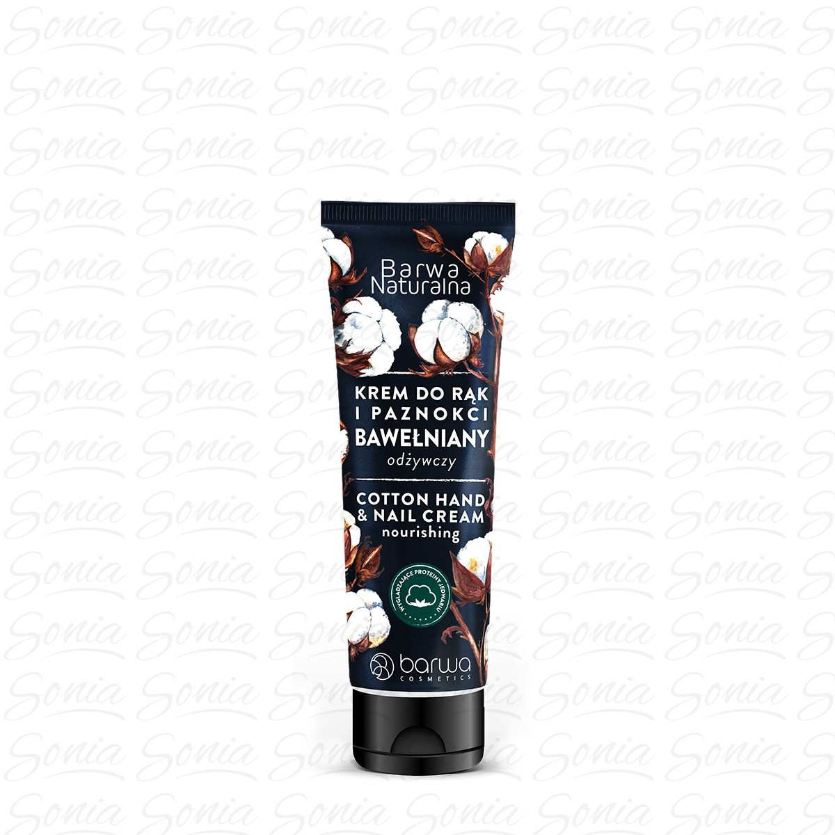 BARWA Naturalna Krem Bawełniany do dłoni i paznokci - odżywczy  100ml 5902305000622