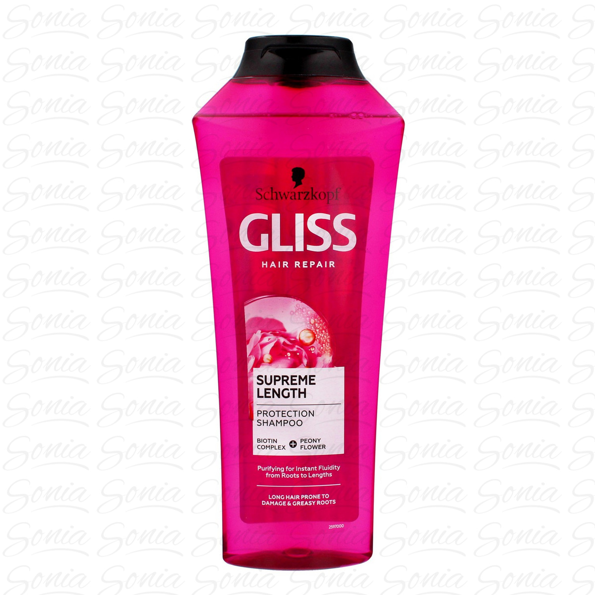Schwarzkopf Gliss Kur Supreme Length Szampon do włosów oczyszczający  400ml 9000101201147