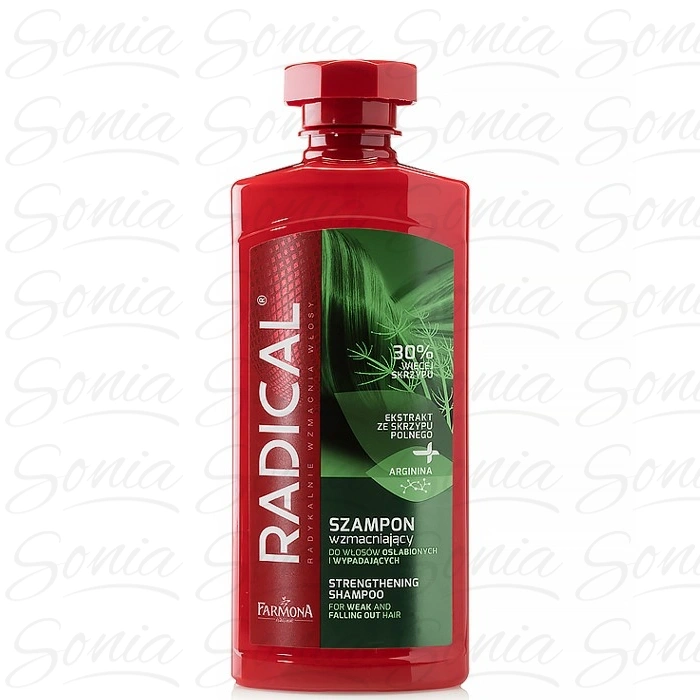 Farmona Radical Szampon wzmacniający do włosów osłabionych i wypadających Skrzyp  400ml 5900117005620